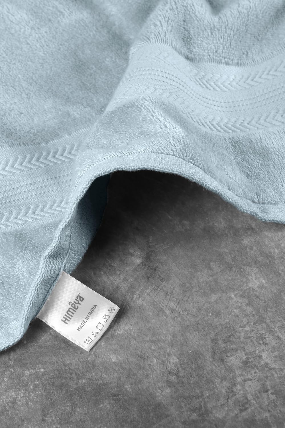 HimêYa Bamboo Bath Towel 600 Gsm | 100% Cotton Bamboo Towel For Men & Women (Steel Blue)