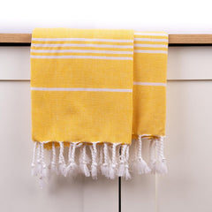 Haber Premium Basic Large Size 100% Cotton Towel 300 Gsm | Soft, Absorbent & Comfortable Quick Dry Bath Towels - Lemonade Fizz (1 Pcs)