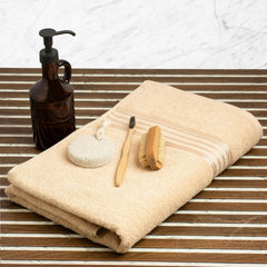 Himêya 100% Cotton Bath Towels 380 Gsm | Large Size Bath Towel For Men & Women (Desert Sand)