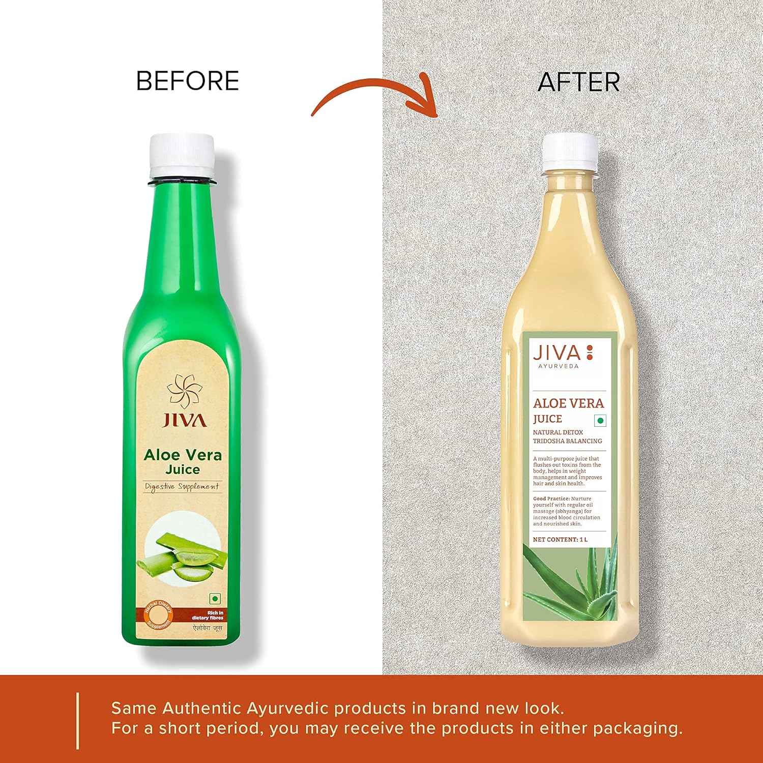 Jiva Aloe Vera Juice Cold Pressed Juice Boosts Immunity, Improves Digestion, Detoxifies The Body, Promotes Healthy Skin & Hair | No Artificial Flavour & Sugar 1 Litre 2.2lbs