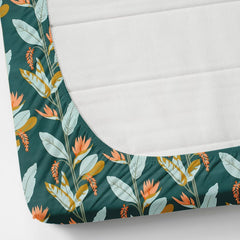 Queen Size Double Bedsheets With 2 Pillow Cover - Size 60 X 78 X 10 Inches, Dark Green | All Around Elastic Fitted - Lightweight, Soft & Comfortable