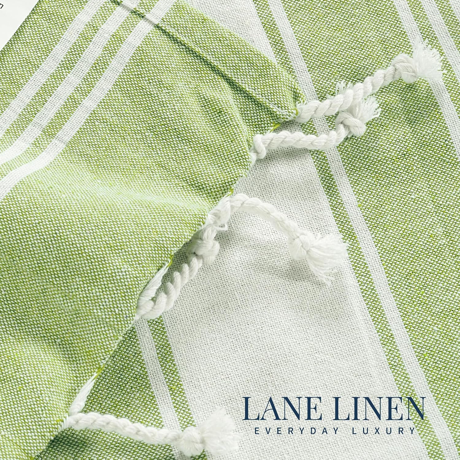 Lane Linen Turkish Bath Towel 699 Gsm | Oversized Towel Lightweight Beach Essentials For Women, Large Pool Towel- Jade Lime (2 Pack)