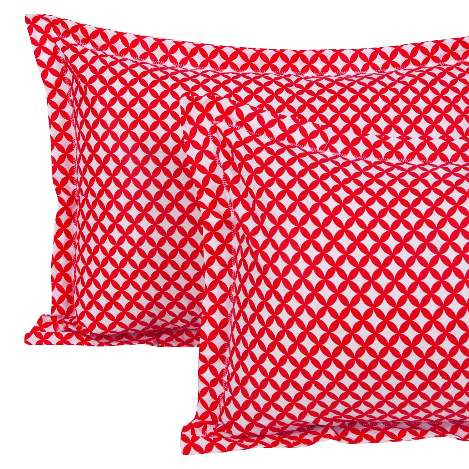 Microfiber Double Bedsheet With 2 King Size Pillow Covers - 88 X 100 Inches, Multicolor | Wrinkle Free & Breathable | Perfect For All Seasons & Everyday Use