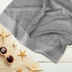 Spread Spain Bath Towels 800 Gsm | Micro Modal Large Size Super Absorbent & Soft Bath Towel (Grey)