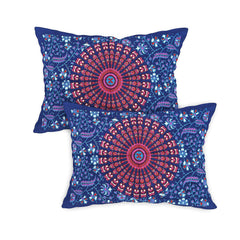 Suitable For King Size Bedsheet With 2 Pillow Cover - 90 X 108 Inches, Blue | Soft, Breathable & Skin-Friendly Feel For Year-Round Comfort