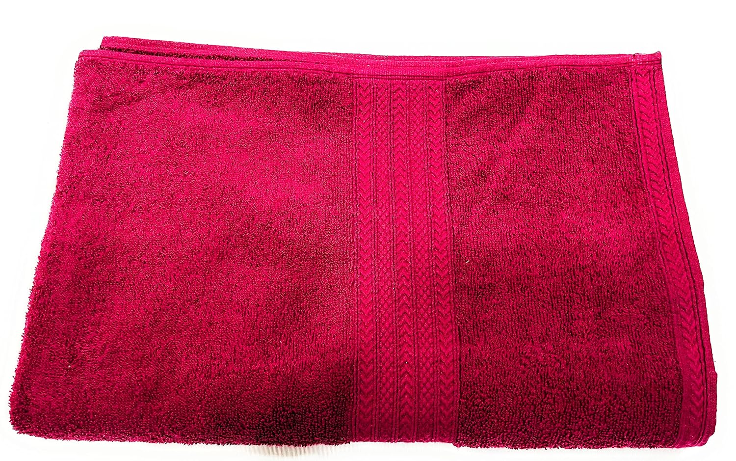 Bombay Dyeing Tulip Premium Cotton Large Size Bath Towel 500 Gsm (Mahroon)