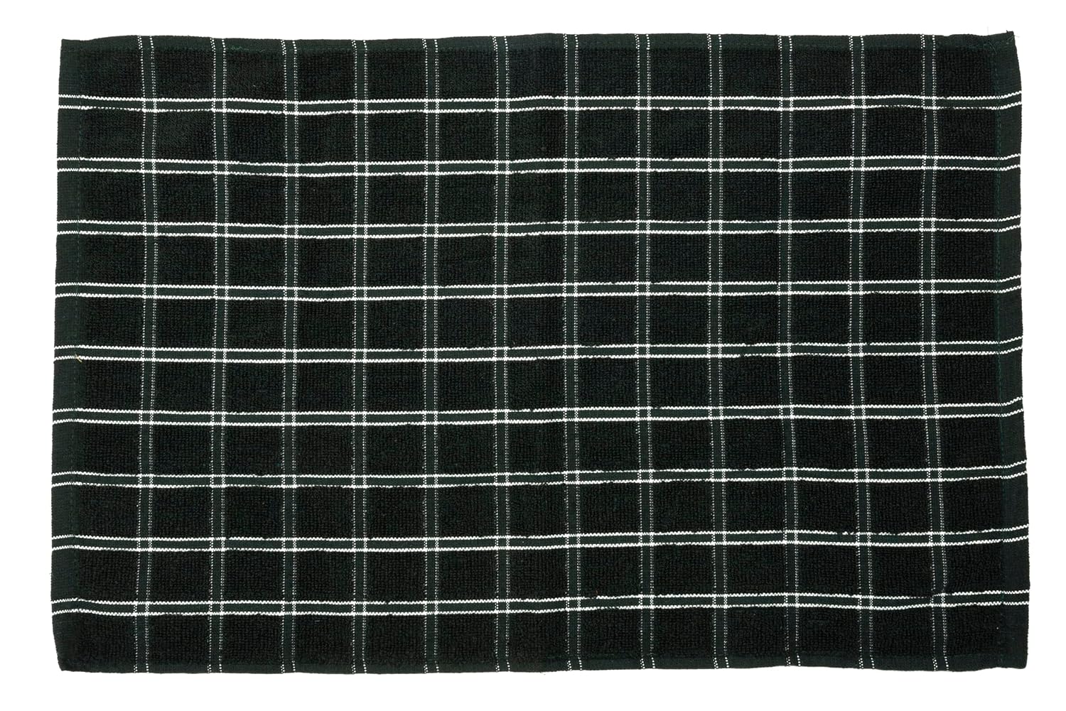 Texstyle 100% Cotton Kitchen Multipurpose Towel 600gsm | Kitchen Cleaning & Quick Drying Of Plates & Glasses, High Absorbency Towel - Pack Of 4 (Green)