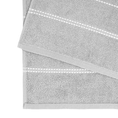 Trident Cotton Bath Towel 550 Gsm | Sanitized Finish, Quick Dry, Travel Friendly Bath Towel (Cloud Grey)