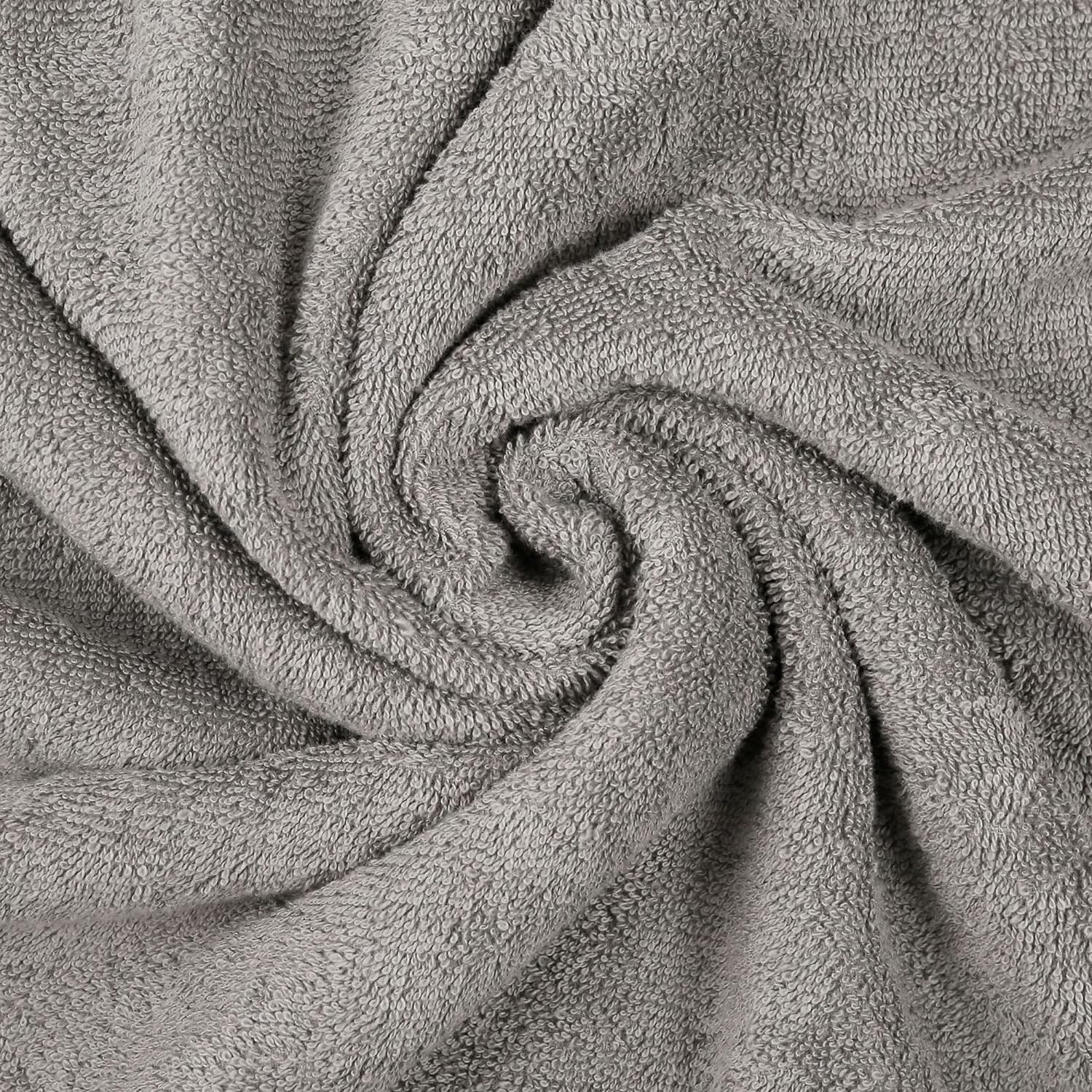 Hanorix 100% Cotton Bath Towels 500 Gsm | Bath Towels Large Size Soft & Absorbent Bath Towel (Gray)