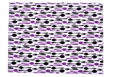 Crazyweaves 100% Cotton Lunch Towel For School Kids, Office Towel, Hand & Kitchen Towel 400 Gsm (Pack Of 4)- Purple