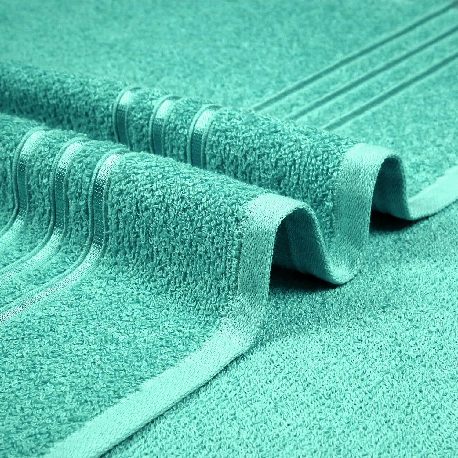 Mytrident 100% Cotton Bath Towel 400 Gsm | Comfort Living Quick Drying Travel Friendly | For Men & Women Large Size (Sea Green)