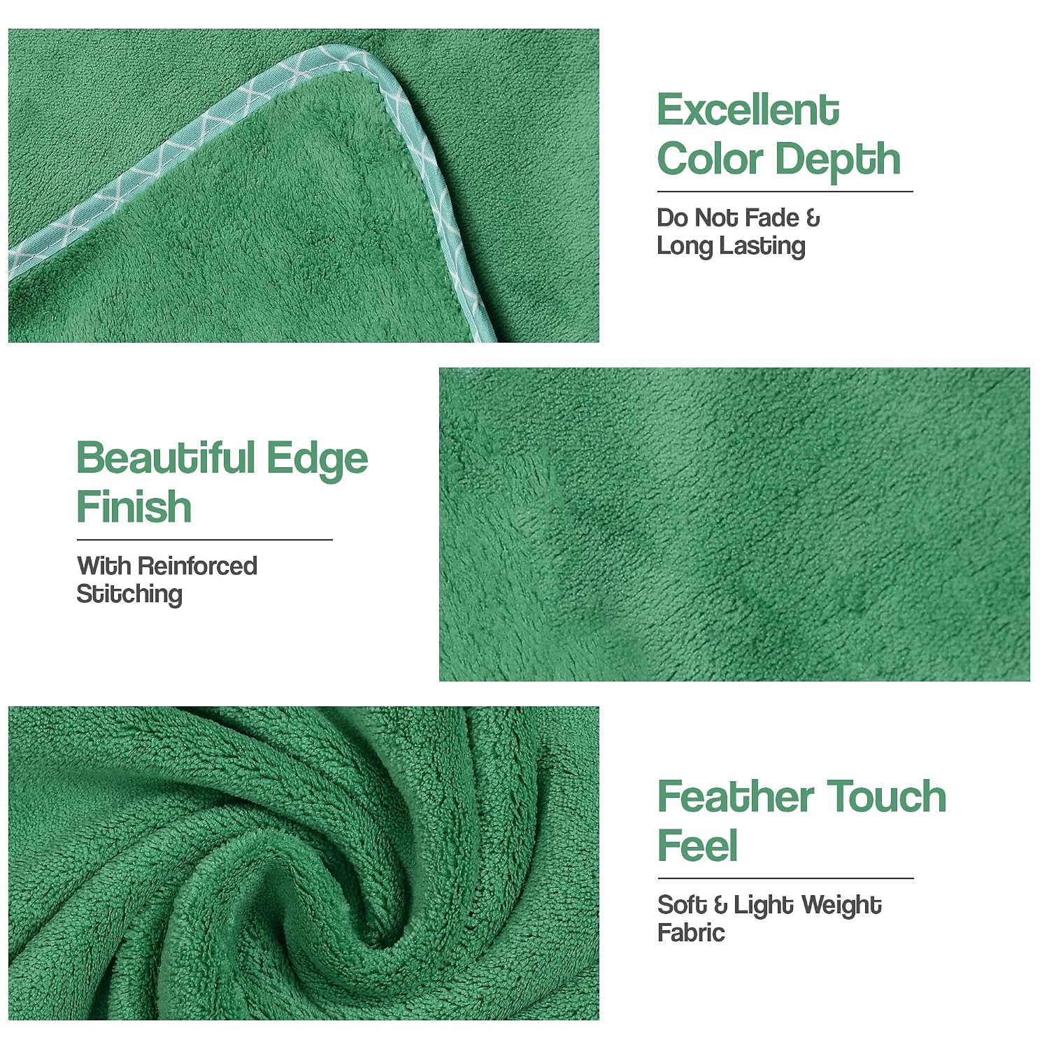 Urbanleaf Microfiber Large Bath Towel Quick Dry Super Absorbent Bath Towel | Towel For Bath, Travel, Gym, Beach, Pool & Yoga (Parrot Green)