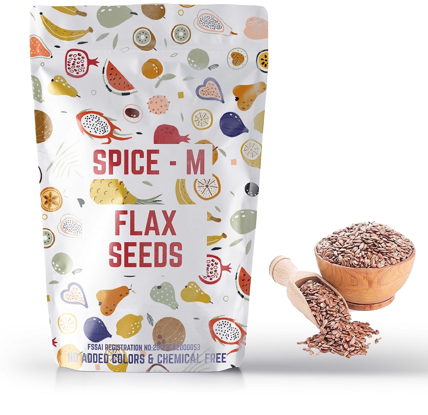 Spice - M Flax Seeds, Avisela, Lineseed, Prevent Early Skin Ageing & Pigmentation & Strengthen Immunity | 250gm 0.5lbs