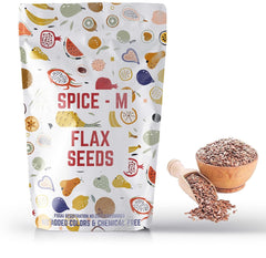 Spice - M Flax Seeds, Avisela, Lineseed, Prevent Early Skin Ageing & Pigmentation & Strengthen Immunity | 250gm 0.5lbs