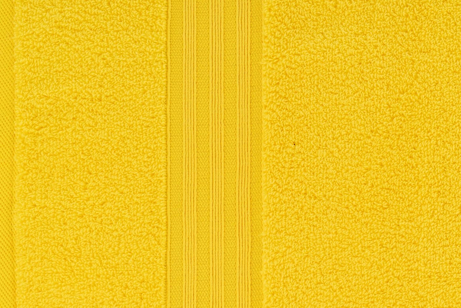 Casa Copenhagen Egyptian Cotton Zero Twist 1 Pcs Large Bath Towel 500 Gsm (Butter Yellow)
