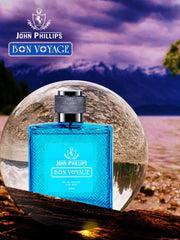 John Phillips Bon Voyage & Sparkle Eau De Perfume 100ml 3.4 Fl.oz. Each Pack Of 2 | Perfect Gift For Husband