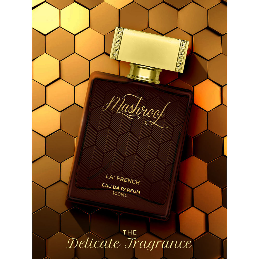 La French Mashroof Eau De Parfum 100ml 3.4 Fl.oz. | Long Lasting Unisex Oud Fragrance