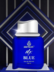 John Phillips Mr Blue 100 Ml 3.4 Fl.oz. & London In Style 60 Ml 2 Fl.oz. Combo Of 2 For Men | Perfect For Gifting