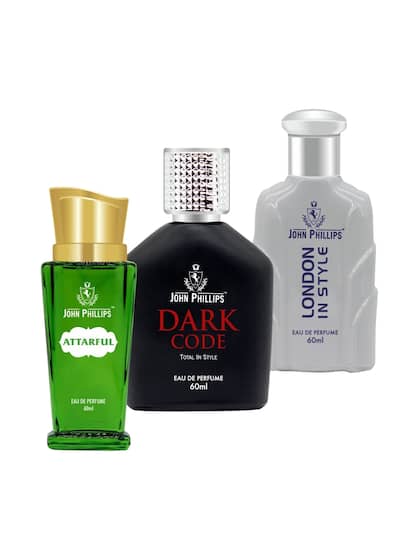 John Phillips Attarful + Dark Code + London In Style Eau De Parfum 60ml 2 Fl.oz. Each Pack Of 3 For Unisex