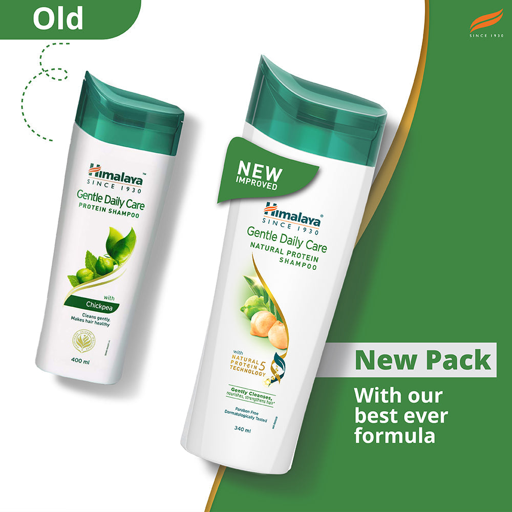 Himalaya Gentle Daily Care Natural Protein Shampoo, Gently Cleanses, Nourishes, Strengthens Hair | 180ml