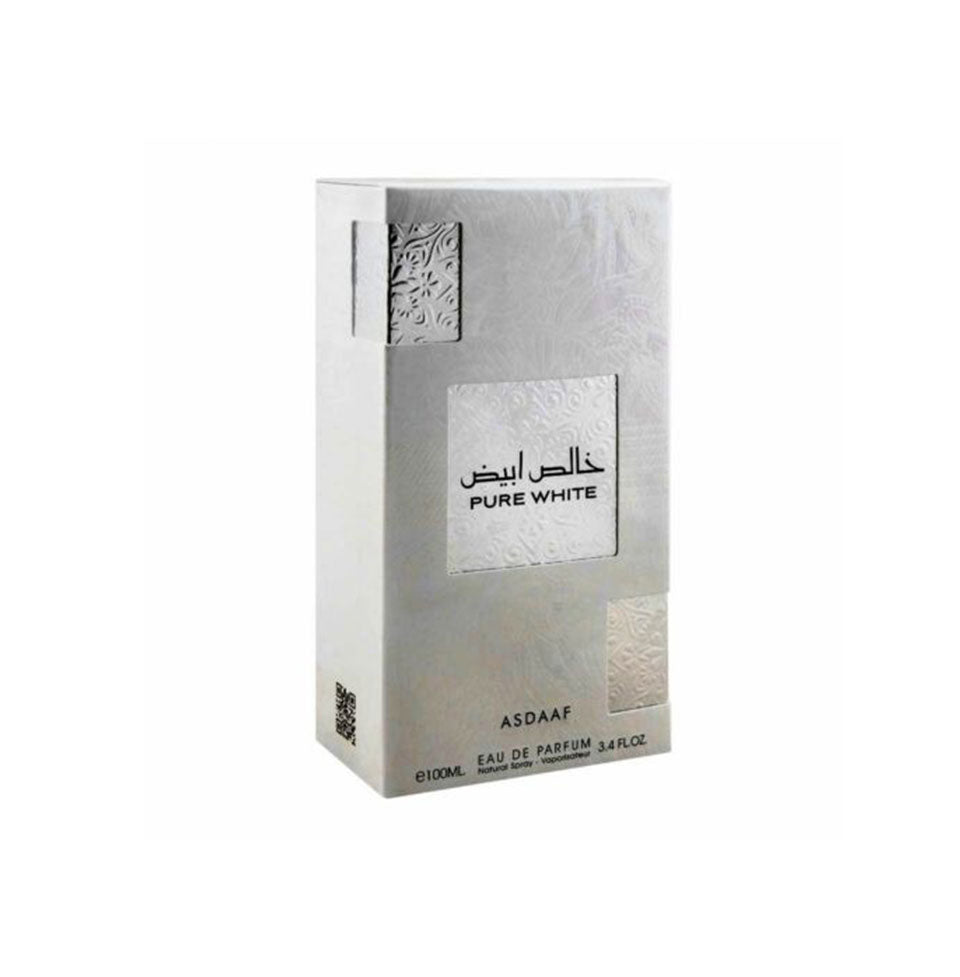 Asdaaf Pure White Eau De Parfum 100ml 3.4 Fl.oz. Unisex Fragrance | Long Lasting | Party Wear