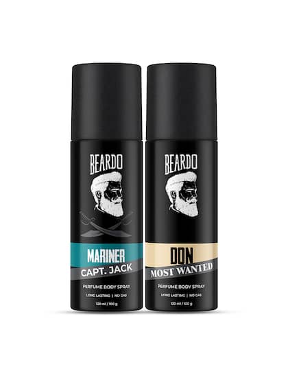 Beardo Mariner Capt Jack & Don Most Wanted Perfume Body Spray 240ml 8.1 Fl.oz. Pack Of 2 For Men| Long Lasting Fragrance