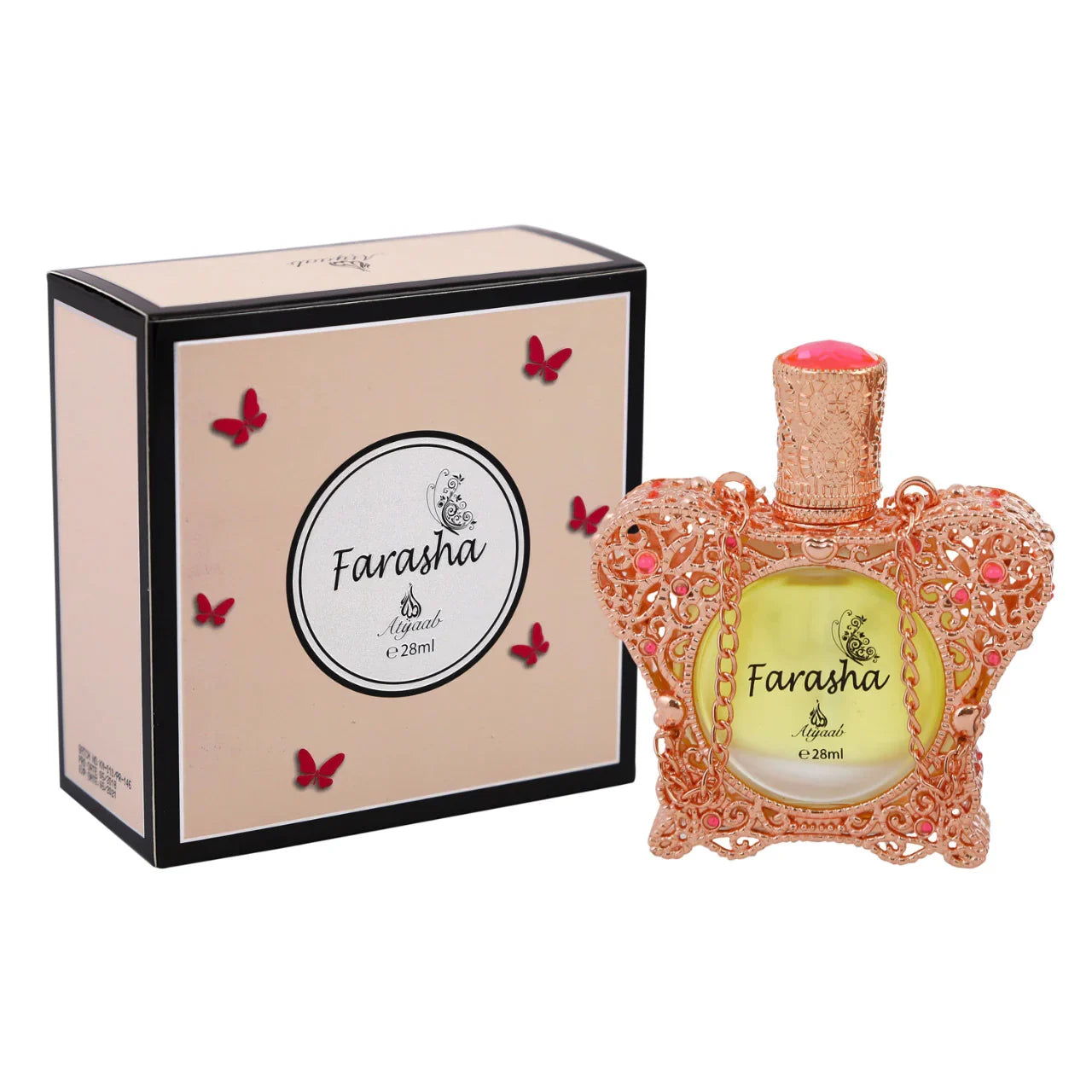 Khadlaj Farasha Concentrated Perfume Oil Attar 28ml 0.9 Fl.oz. For Men & Women | Alcohol Free