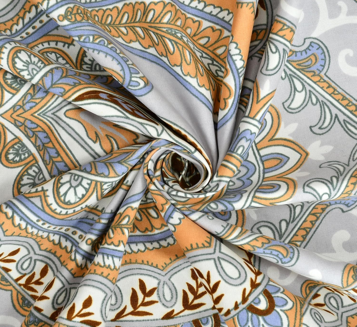 Cotton Premium Bedsheet For Double Bed With 2 Pillow Covers - 90 X 98 Inches, Multicolor | Traditional Printed - Soft, Breathable & Comfortable