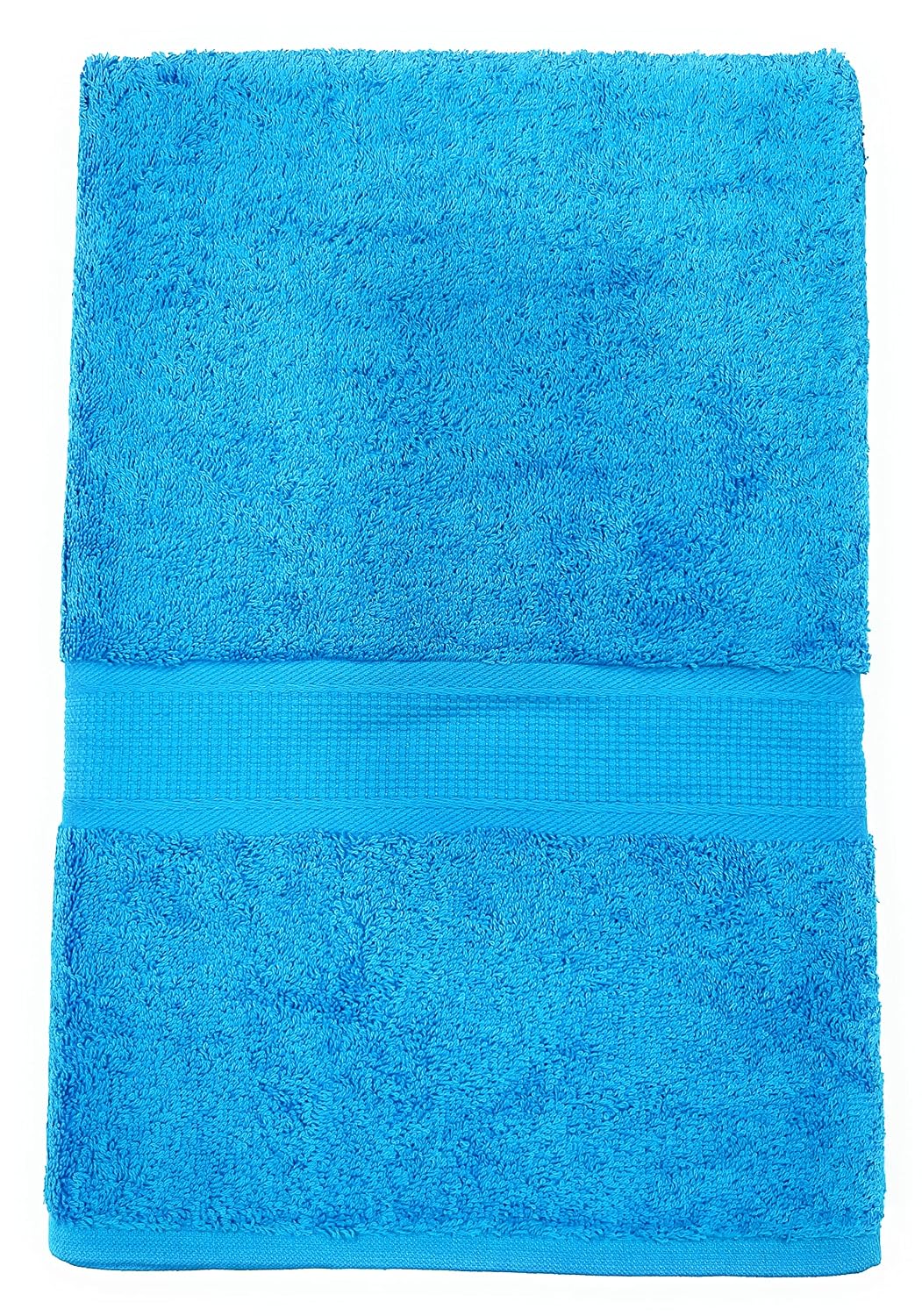 Bombay Dyeing Santino Premium Cotton Large Bath Towel 500 Gsm (Aqua Blue)
