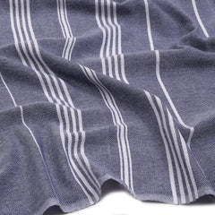 Haber Extra Large 100% Cotton Bath Towel 350 Gsm | Quick Absorption & Faster Drying Towel (Blue)