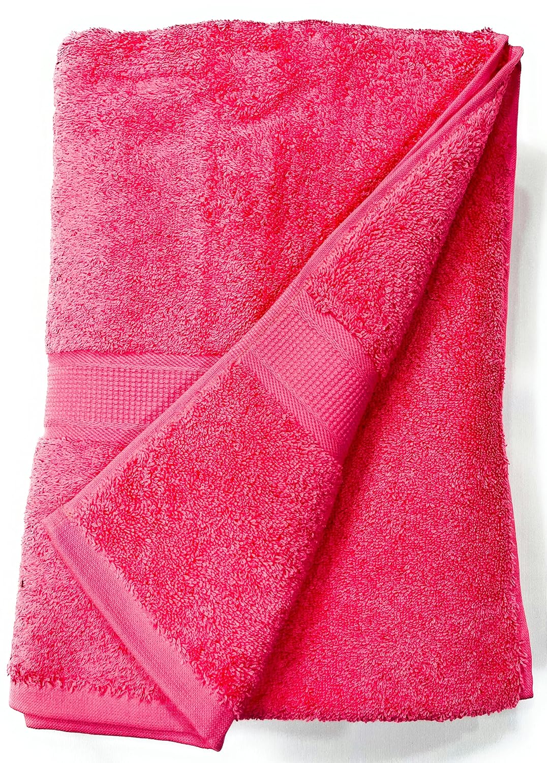 Bombay Dyeing Santino Premium Cotton Large Bath Towel 500 Gsm (Rose Pink)