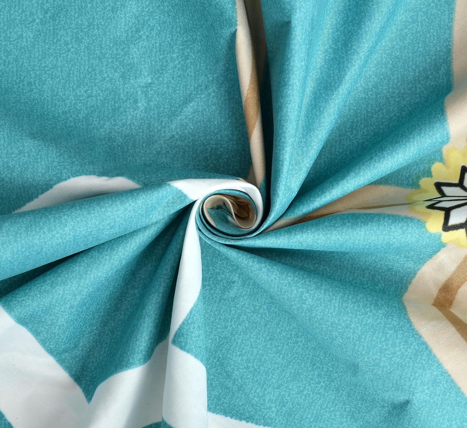 Double Bedsheet With 2 Pillow Covers Size 72 X 72 X 10 Inches, Sea Green | Cotton Feel All Around Elastic Fitted - Queen Size Bedsheets, Super Soft
