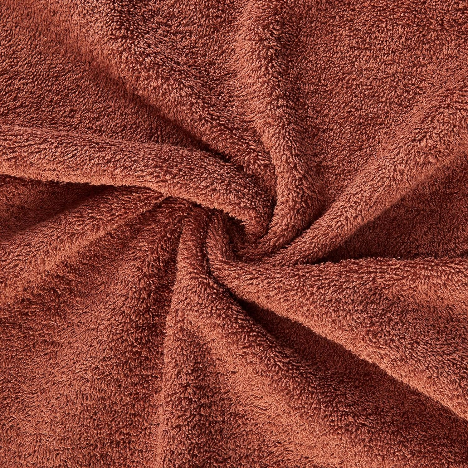 100% Cotton Large Size Bath Towel 500 Gsm | Soft & Absorbent Quick Dry & Durable Bath Towel (Rust)