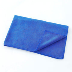 Kuber Industries Face Towel 600 Gsm | Super Soft Fluffy Absorbent Microfiber Cotton Hair & Face Towel - Pack Of 3 (Blue)