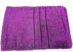 Bombay Dyeing Flora Large Size Bath Towel 500 Gsm (Purple)
