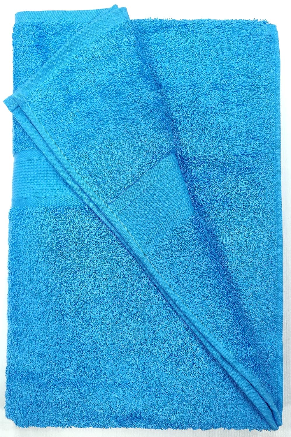 Bombay Dyeing Santino Premium Cotton Large Bath Towel 500 Gsm (Surf Bue)