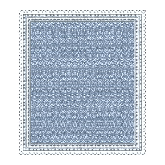 Hand Block Printed Cotton King Size Bedsheet With 2 Pillow Covers, 90 X 108 Inches, Blue | 200 Thread Count-Good For Villas, Resorts, Guest Houses, & Daily Home Use