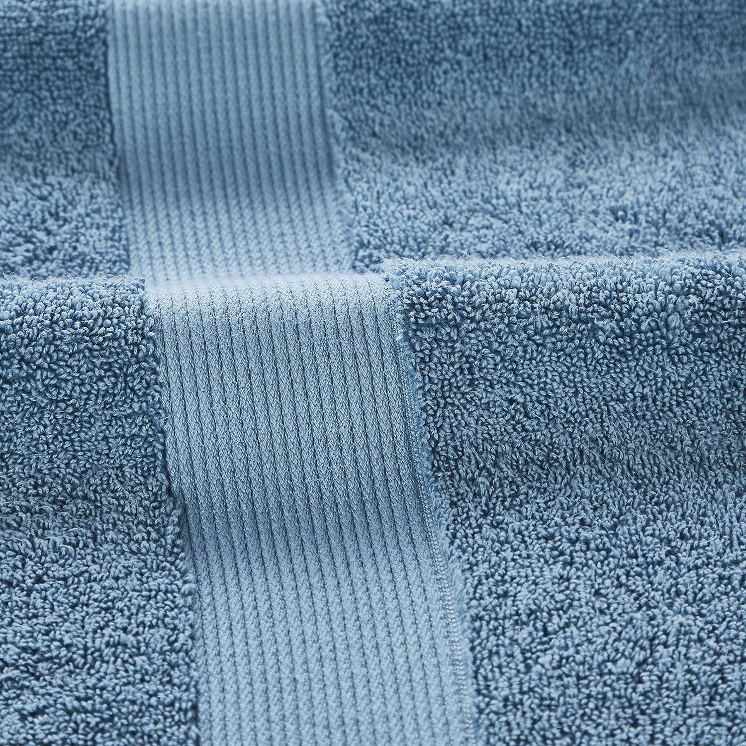 Senses By Riba Cotton Towel Bath, Hand & Wash 703 Gsm | All Cotton Zero Twist Premium Hotel & Spa Quality Highly Absorbent | Pack Of 6 (Teal)