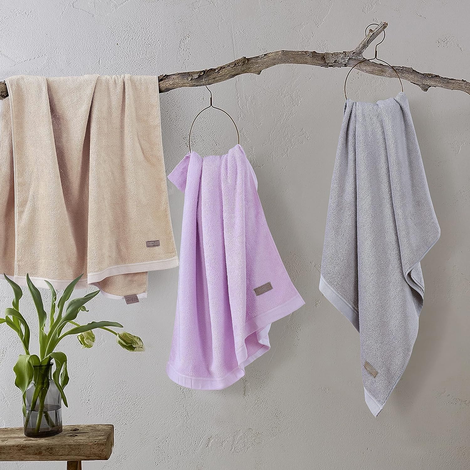 Spread Spain 100% Bamboo Face Towel 360 Gsm | Ultra Soft Absorbent, Quick Dry Towels For Facewash, Gym, Sports, Travel, Suitable For Acne Prone Skin | Pack Of 2 (Orchid)