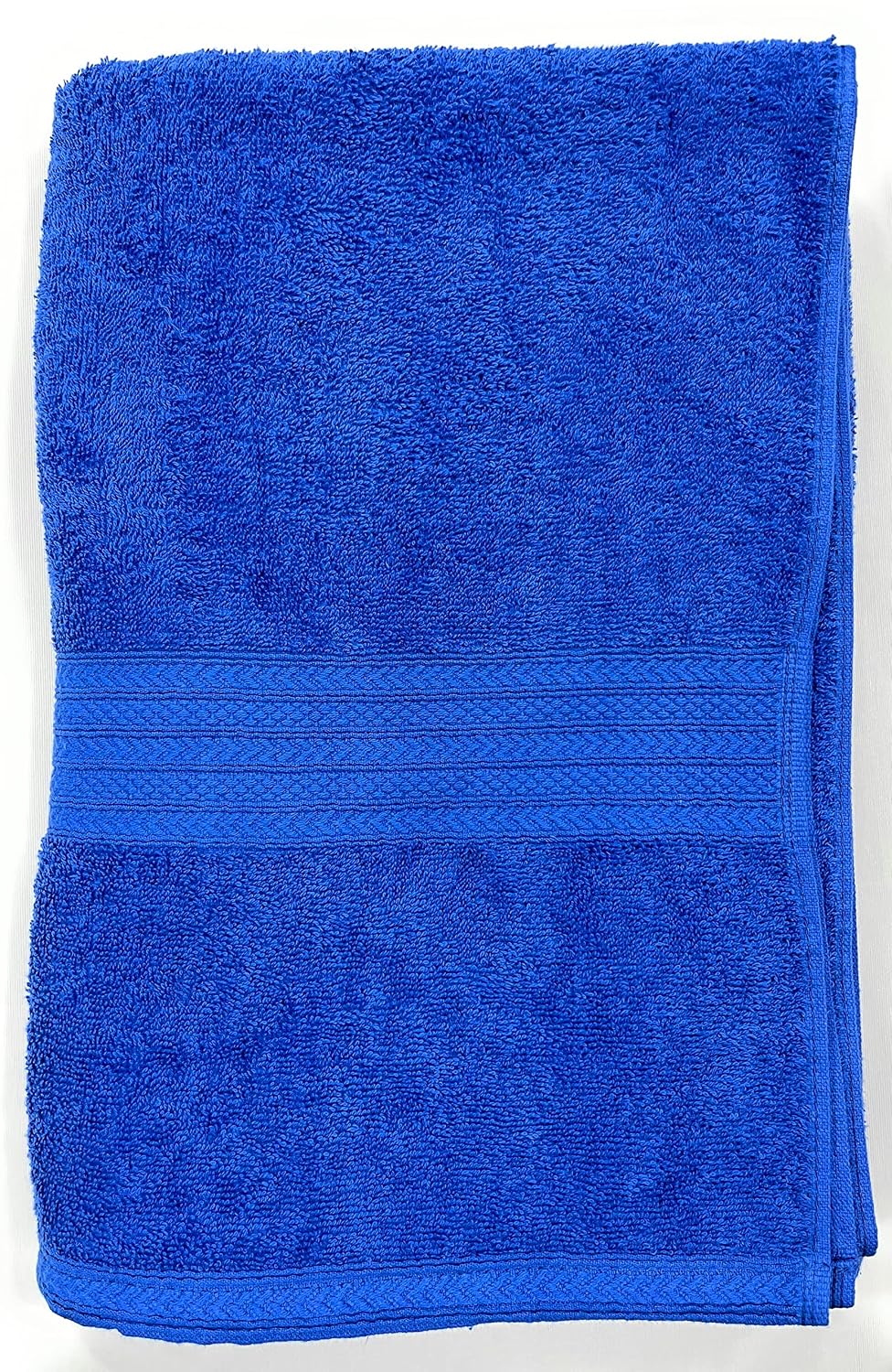 Bombay Dyeing Tulip Premium Cotton Large Size Bath Towel 500 Gsm (Royal Blue)