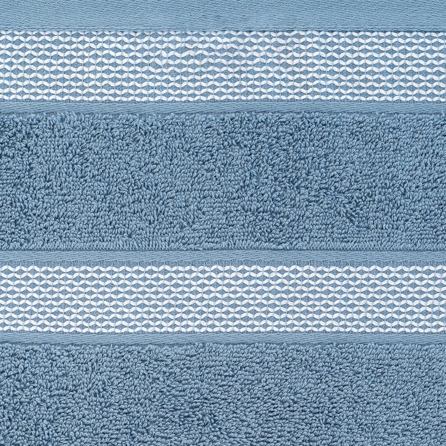 Casa Copenhagen Egyptian Cotton Exotic Hand Towel 400 Gsm (S Dusty Blue)- 2 Pcs