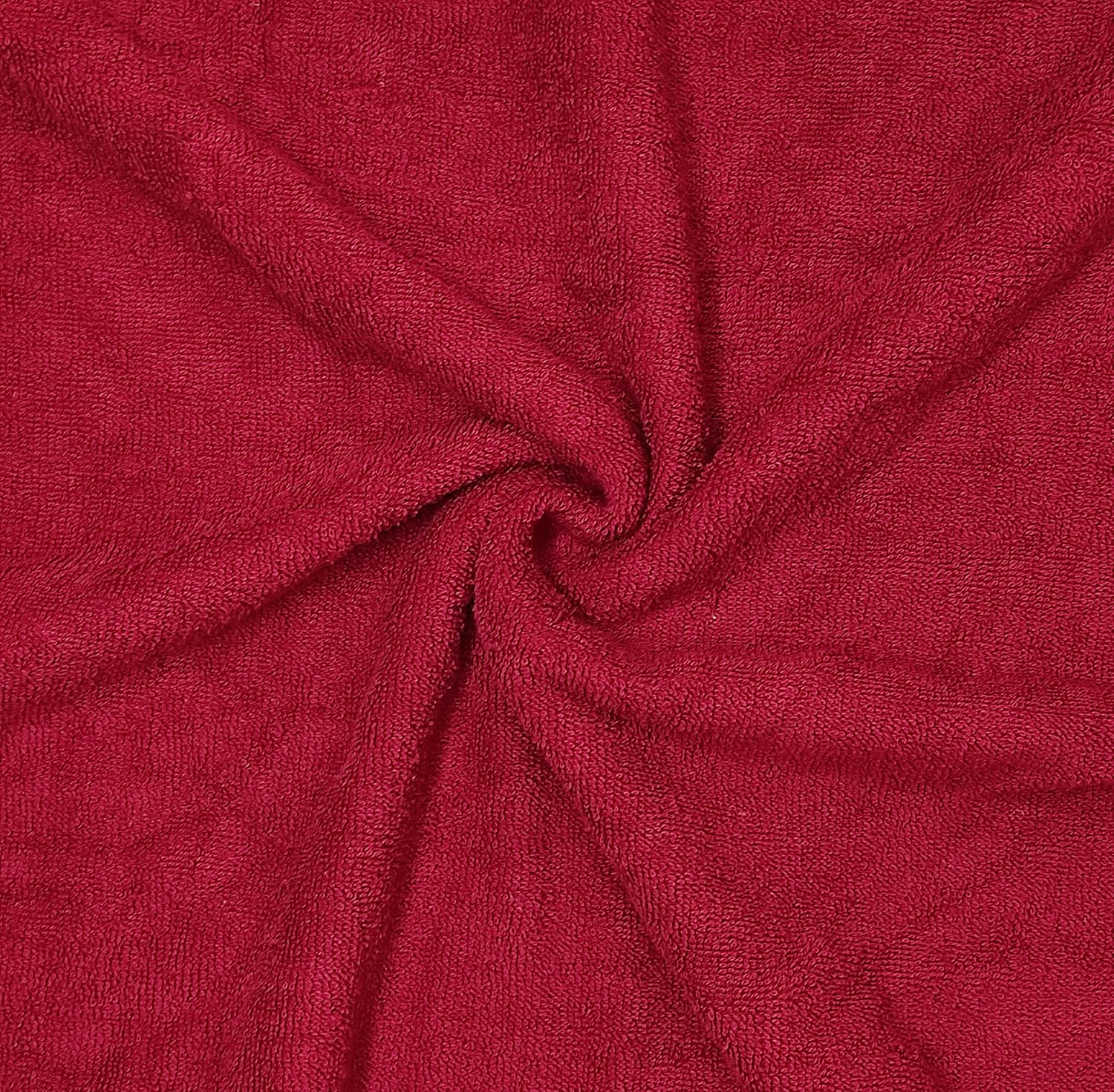 Lukzer Soft 100% Cotton Light Weight Super Absorbant Bath Towel 600 Gsm (Red)