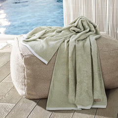 Spread Spain Bamboo Towel Bath, Hand & Face Towel 1950 Gsm | High Absorbent Super Soft | Hotel Spa Decorative Bathroom Towels | Olive (Set Of 6)