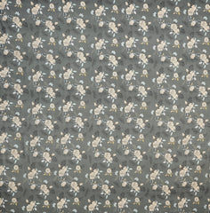 Printed Double Bedsheet With 2 Pillow Cover - 72 X 78 X 6 Inches, Dark Grey | All Around Elastic Fitted Bedsheet | Super Soft Polycotton With 200 Thread Count