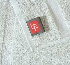 Fash Home International Quick Dry Star Border Bath Towel 500 Gsm | Soft & Absorbent Solid Bath Towel Lightweight & Skin-Friendly Towel For Everyday Use (1 Pcs) - Silver Grey