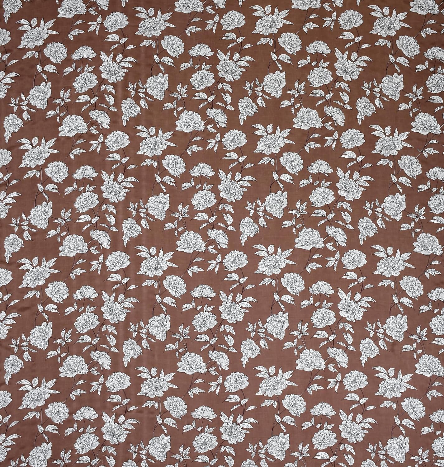 Printed Double Bedsheet With 2 Matching Pillow Covers - 72 X 78 X 10 Inches, Brown | All Around Elastic Fitted King Size Bedsheets | Ideal For Home, Hotel, Bedroom