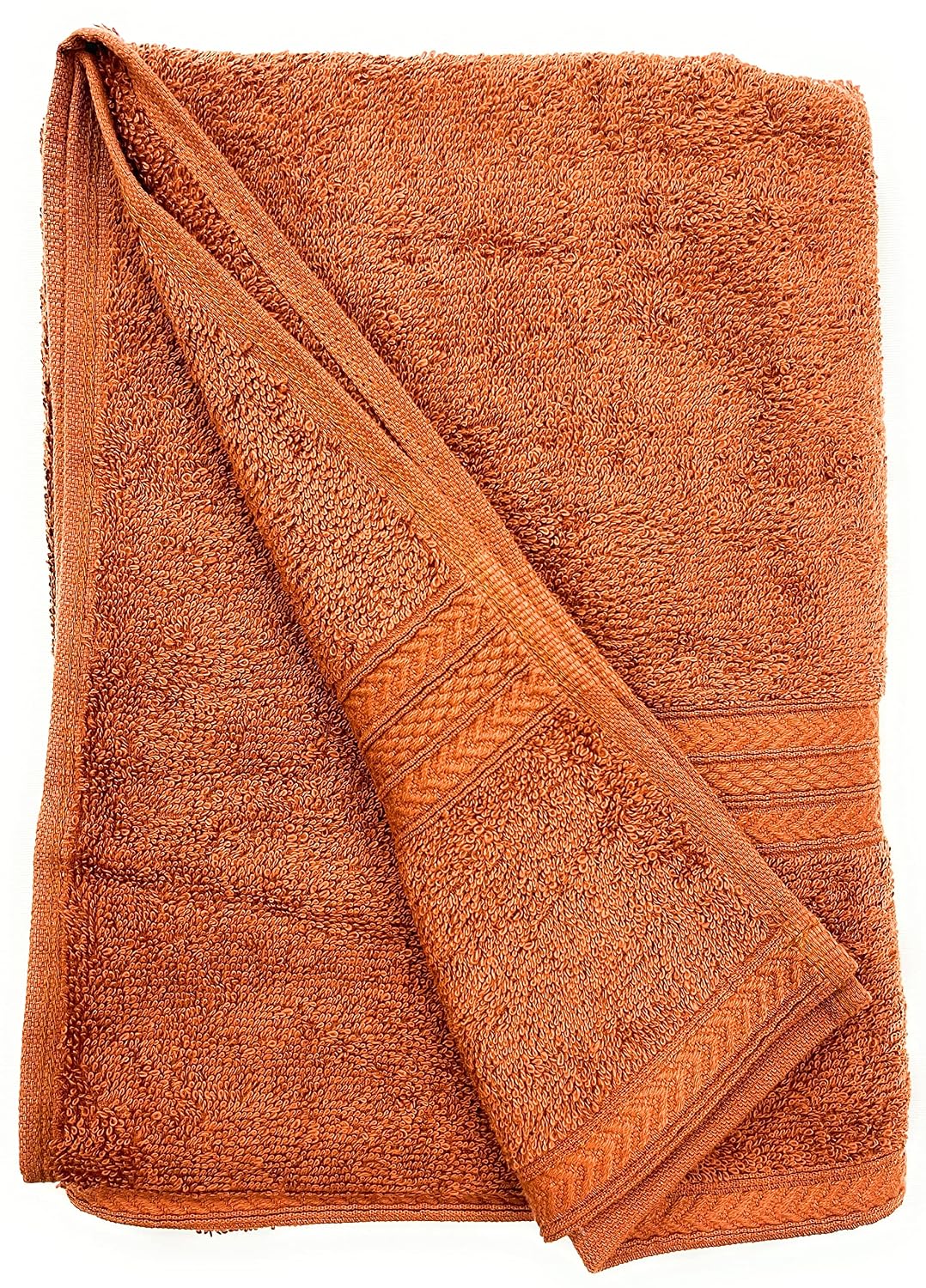 Bombay Dyeing Tulip Small Size Bath Towel 500 Gsm (Rust Brown)