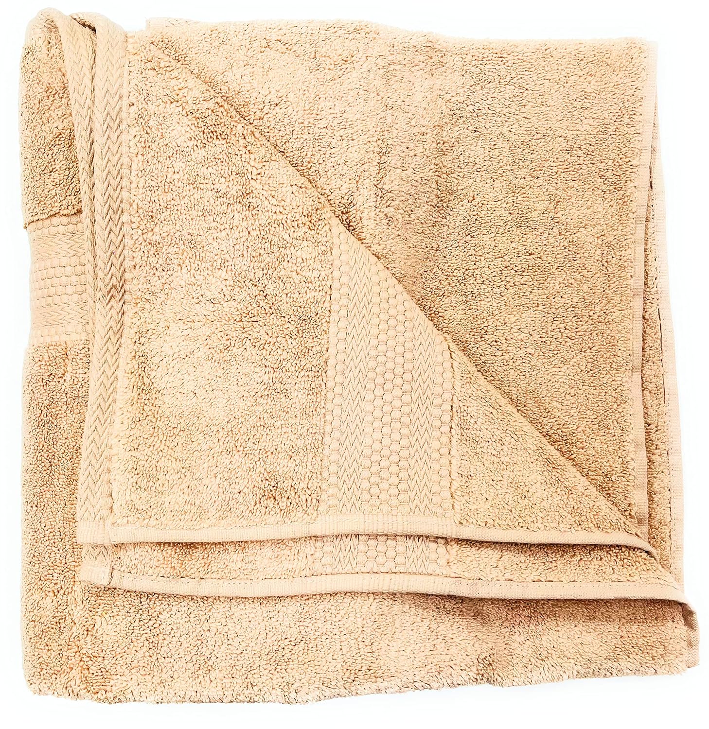 Bombay Dyeing Ultrx 100% Cotton Large Size Premium Bath Towel 650 Gsm - Flax