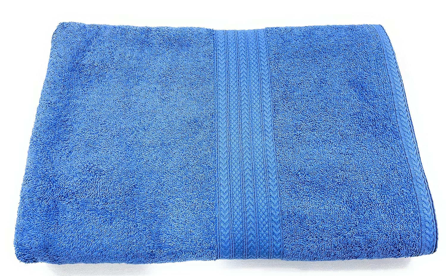 Bombay Dyeing Tulip Premium Cotton Large Size Bath Towel 500 Gsm (Sky Blue)