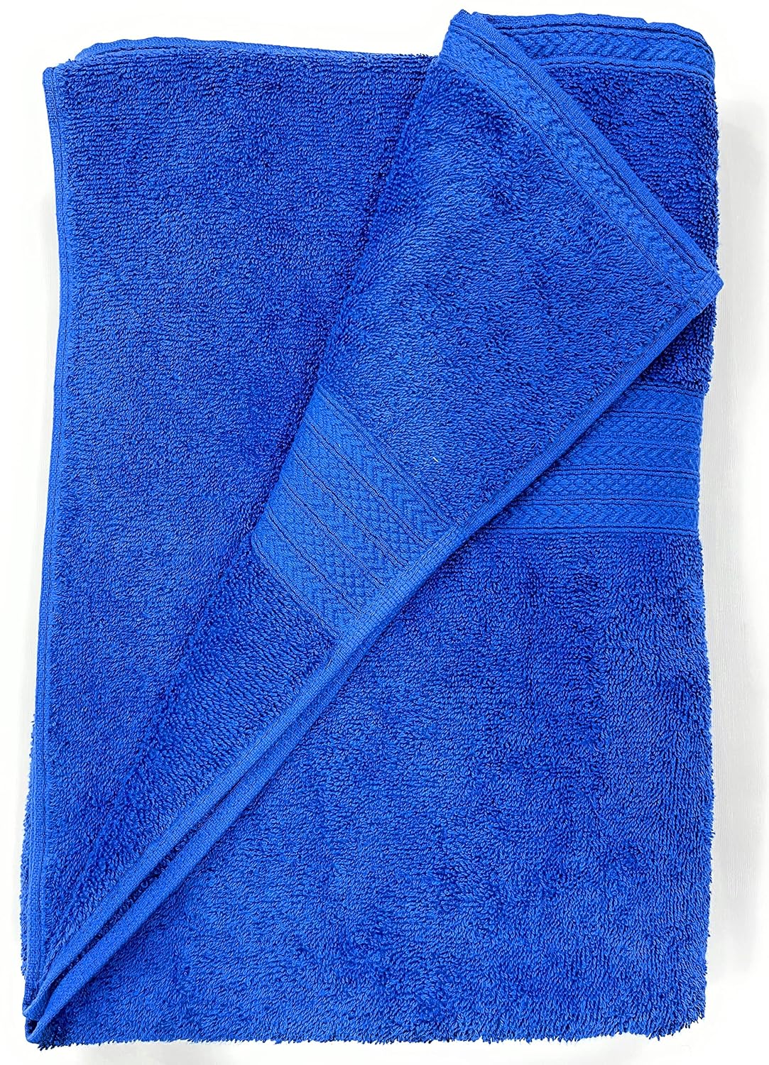 Bombay Dyeing Tulip Premium Cotton Large Size Bath Towel 500 Gsm (Royal Blue)